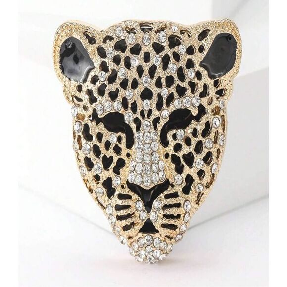 Gorgeous Leopard Brooch - Picture 1 of 7